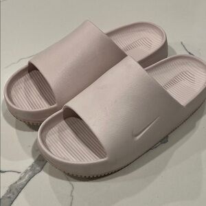 Nike Women's Soft Pink Slide Sandals